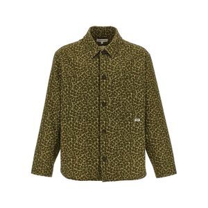 Maison Kitsune Men's Floral Print Overshirt